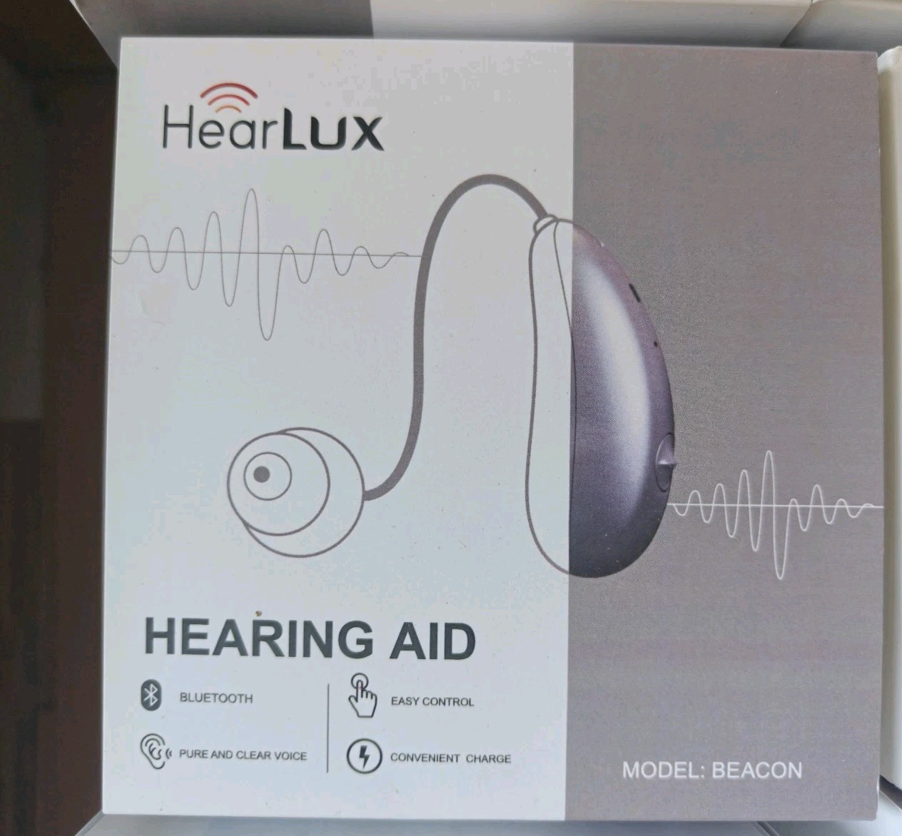 HearLux Hearing Aids for Seniors Adults Rechargeable Wireless Bluetooth Device