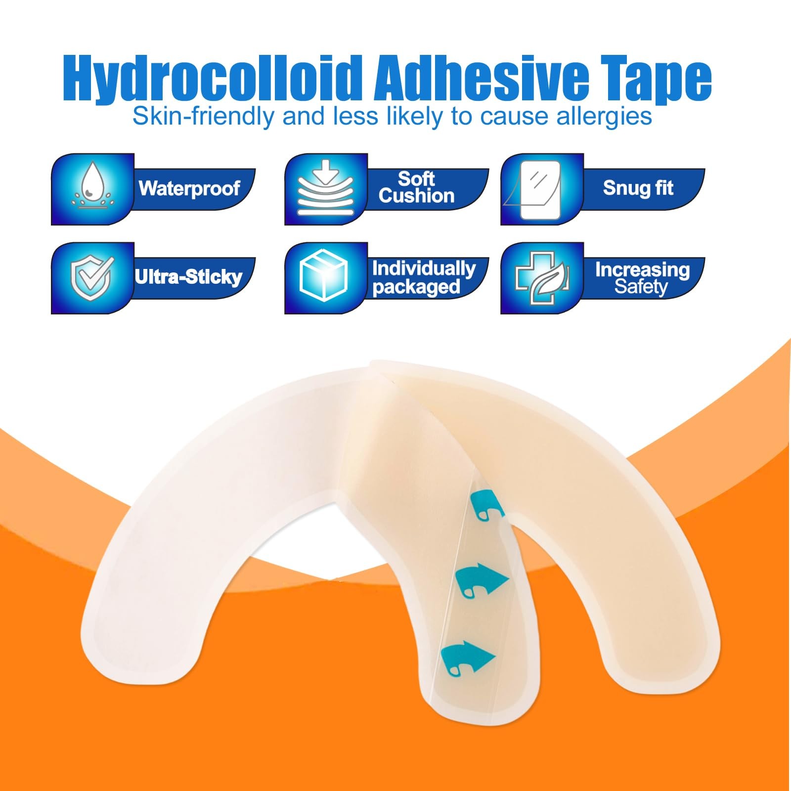 20 Pcs Ostomy Barrier Strips for Leak Protection – Hydrocolloid Sealing Strip…