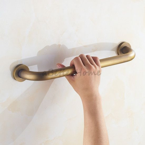 Wall Mount Bathtub Hand Grip Rail Handle Bathroom Shower Safety Grab Bar Antique