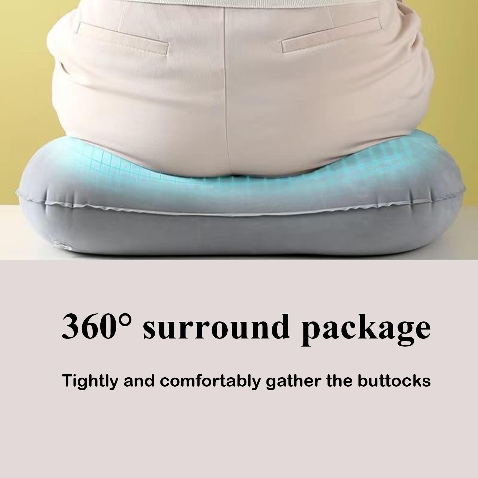 CHIVOLONA Outdoor Inflatable Travel 17*11*4 in(fully inflated), Dark Blue