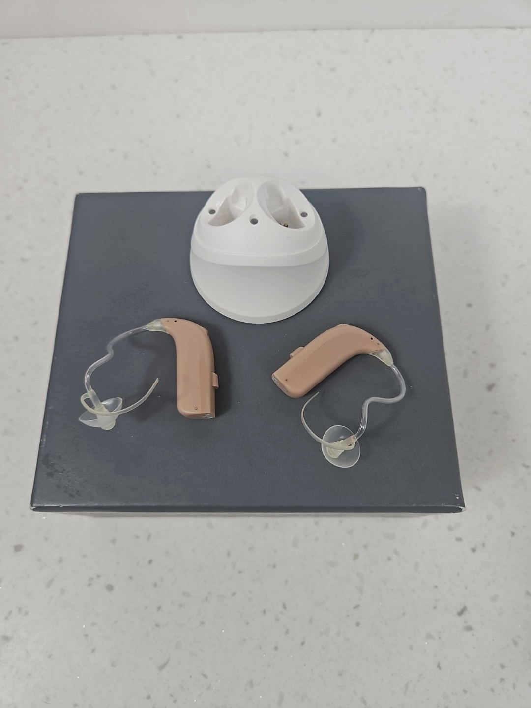 Sonify Rechargeable Hearing Aids, Pre-owned. Works. Behind the ear (BTE).