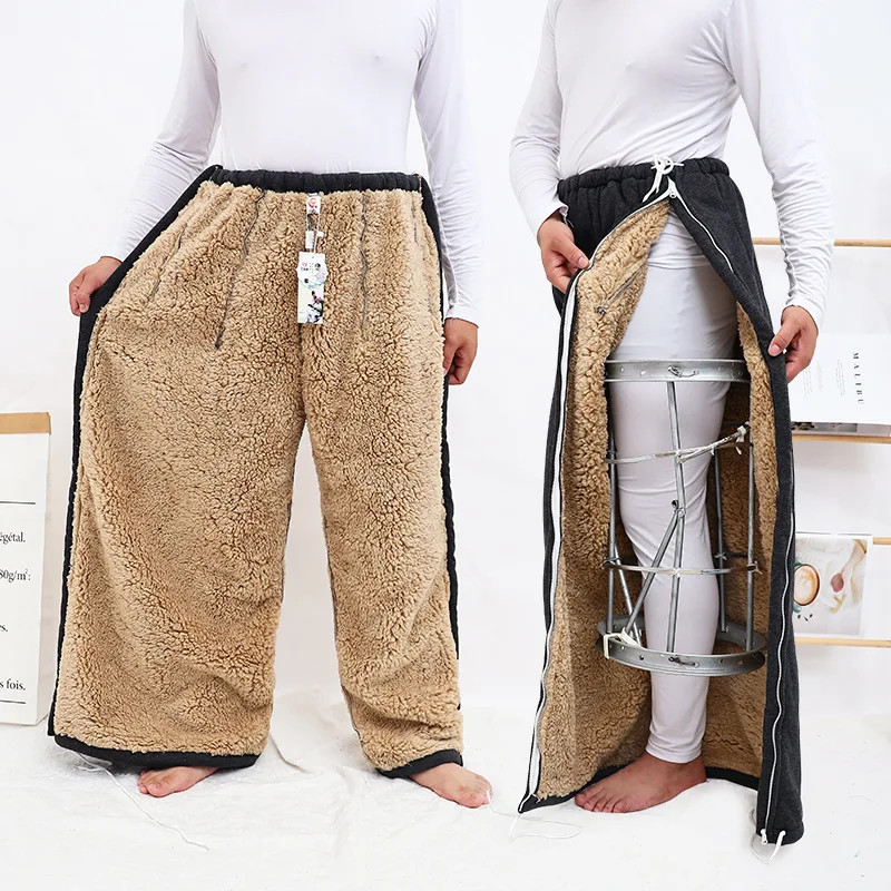 Stent Care Pants Fracture Patients After Leg Surgery Thickened Fleece Trousers
