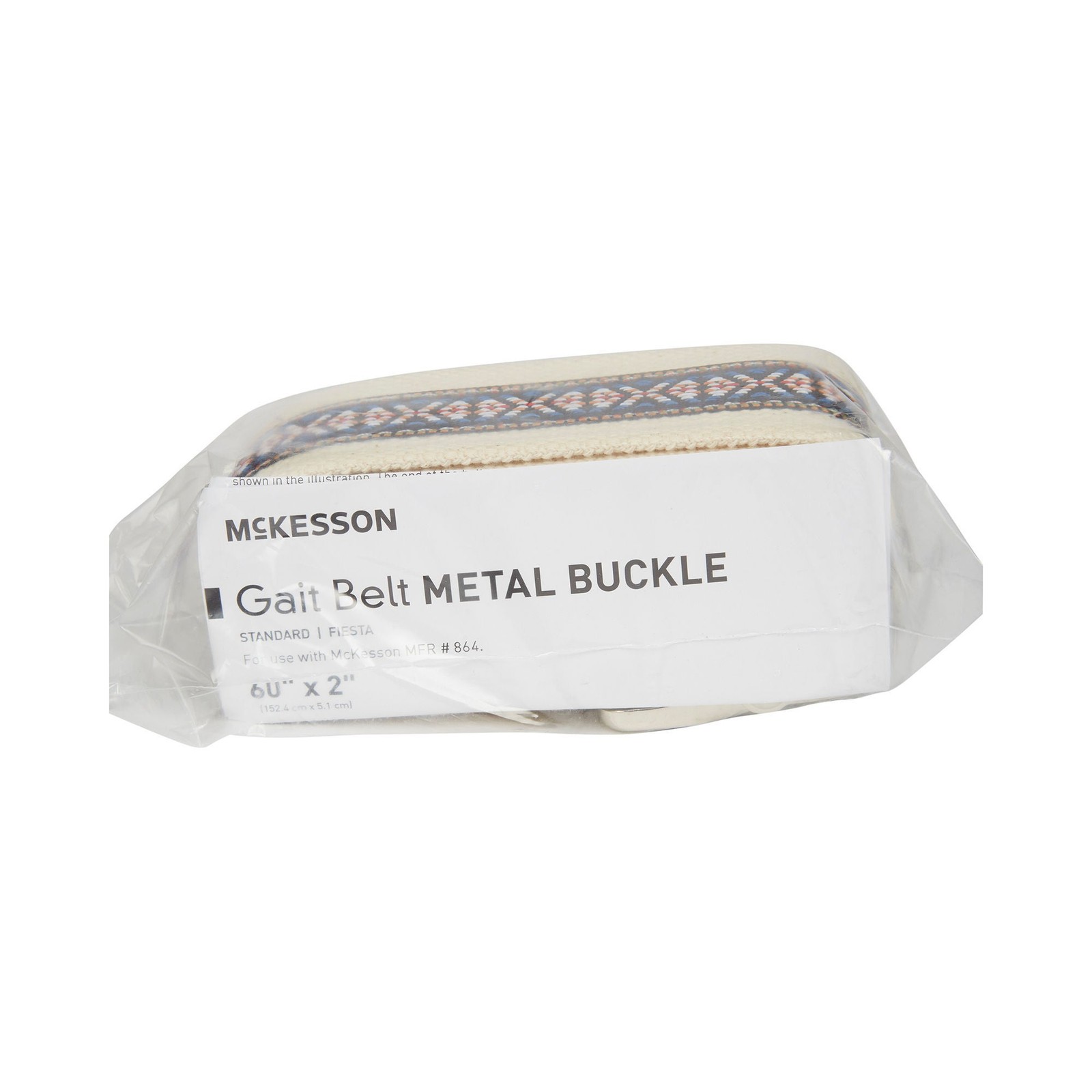 McKesson Gait Belt 60″ Length Fiesta Design 864 48 Ct