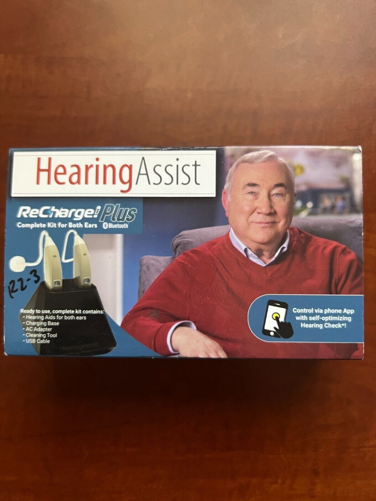 Hearing Assist Hearing Device HA-802 Bluetooth – Rechargeable Set SHIPS 24 HOURS