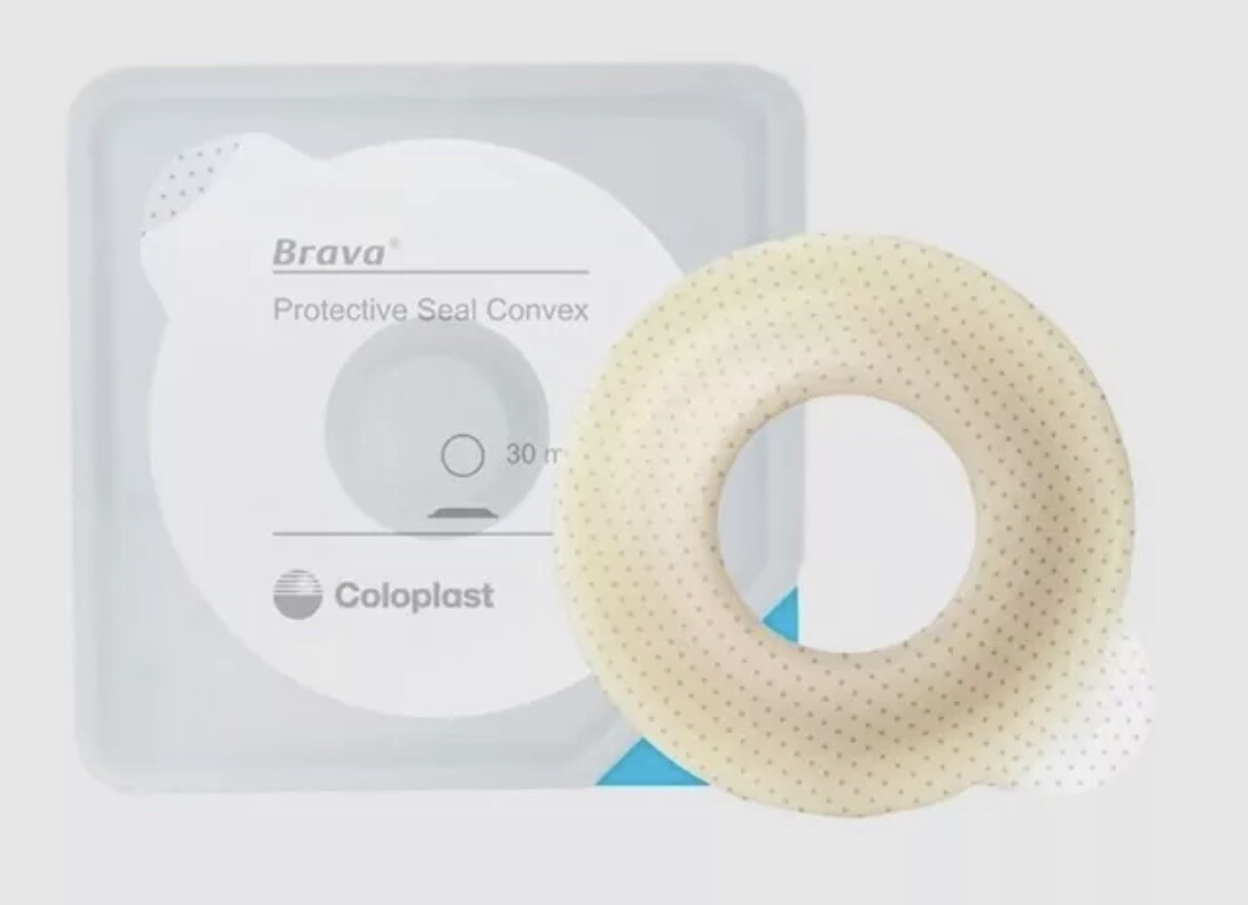 2 BOXES Coloplast Brava CONVEX PROTECTIVE SEAL Barrier 12092 1-3/16″ 2BX/10EA