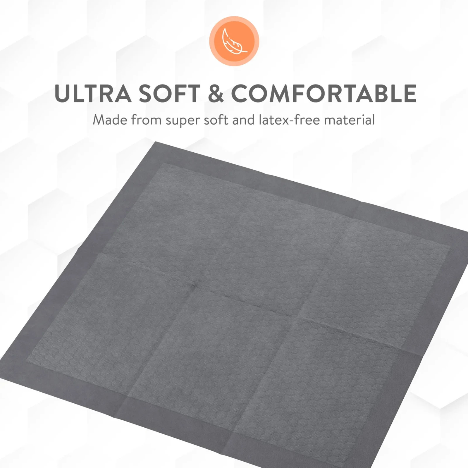 Inspire Ultra Underpads Incontinence Bed Chux Pads Chic Gray 36×36″ (Pack of 46)