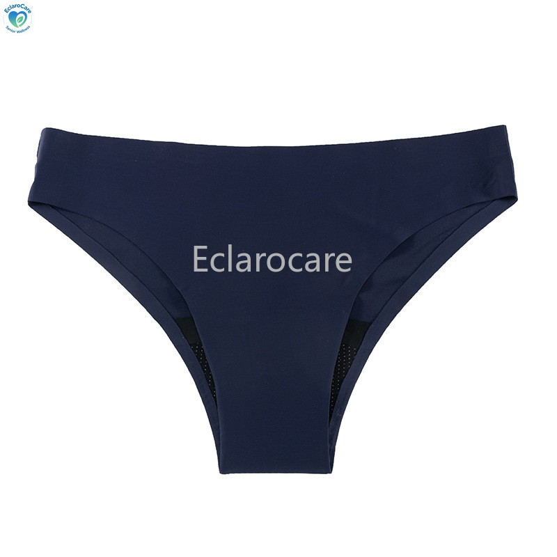 2pcs Women’s Low-Rise Menstrual Underwear: 4-Layer Leak Printed Breathable