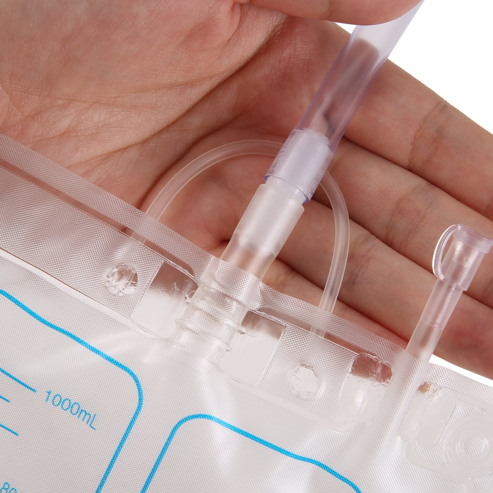 Female 1000ml Portable Wearable Urinal Urine Bag Collector Toilet Travel Pee Bag