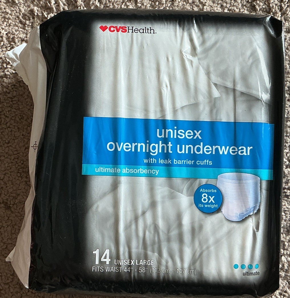 Unisex Overnight Underwear Fits 44”-58” CVSHealth
