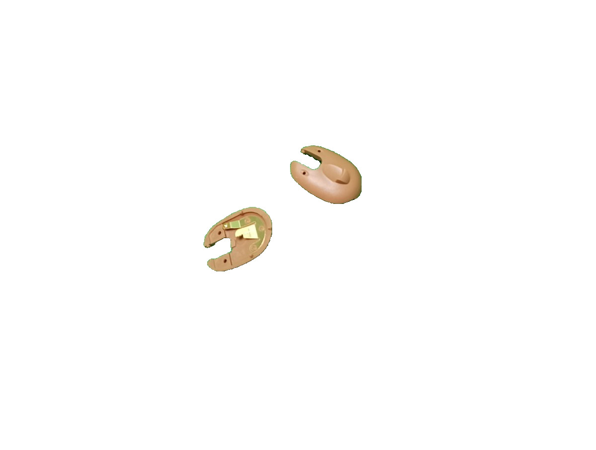 Hearing Aid Battery Compartment Cover PAIR OF 2 Light Brown