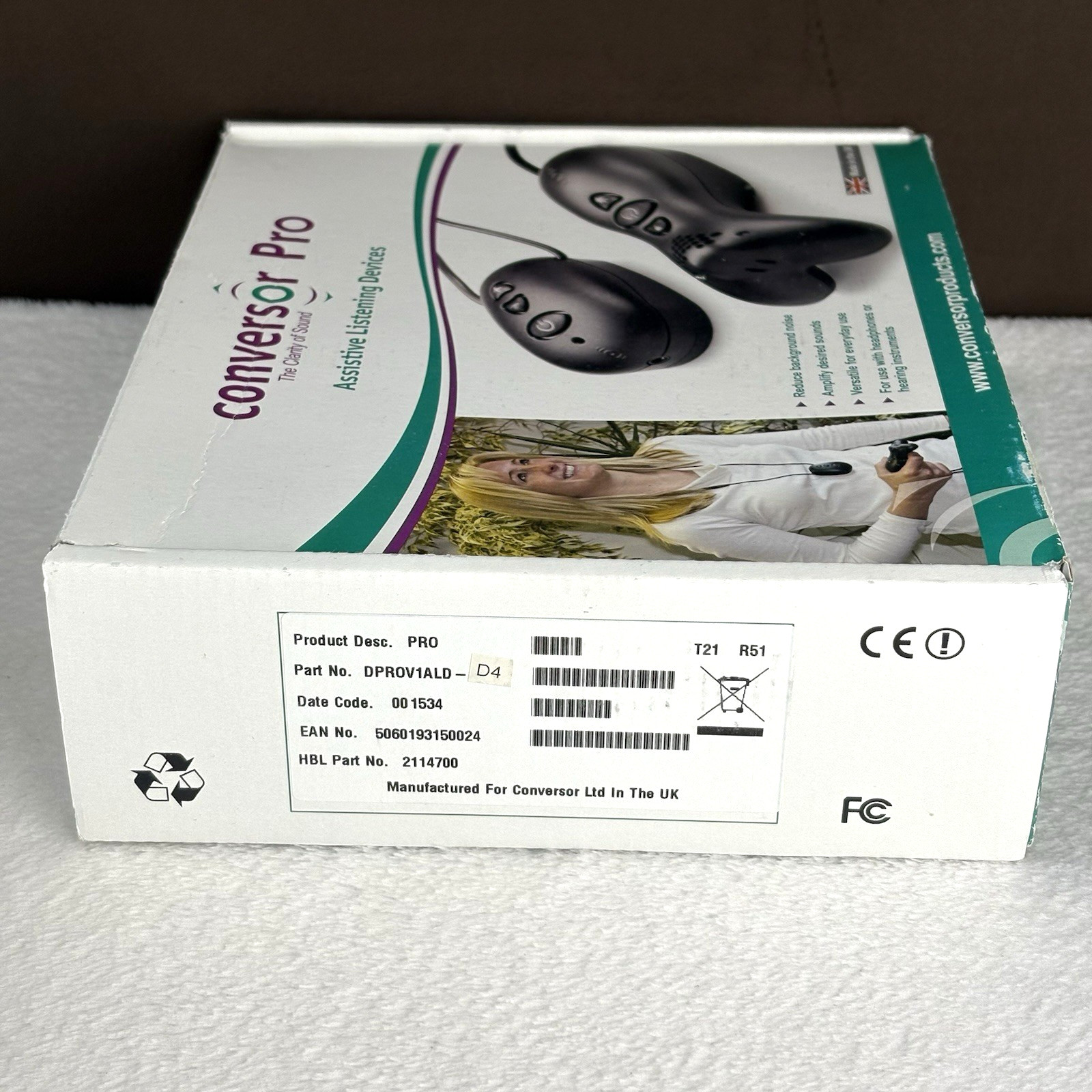 Conversor Pro Personal FM Assistive Listening Devices Hearing Aid Kit COMPLETE!