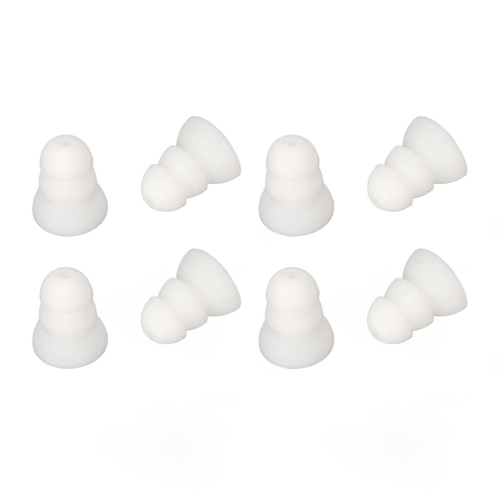 8pcs Silicone Hearing Aid Ear Tips Soft Comfortable Replacement