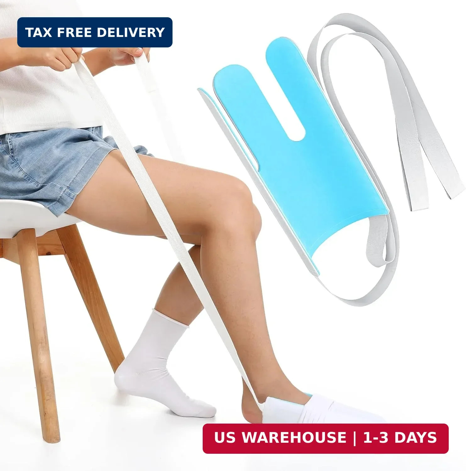 Fanwer Sock Aid Tool and Pants Assist for Elderly, Disabled,Pregnant, Diabetics