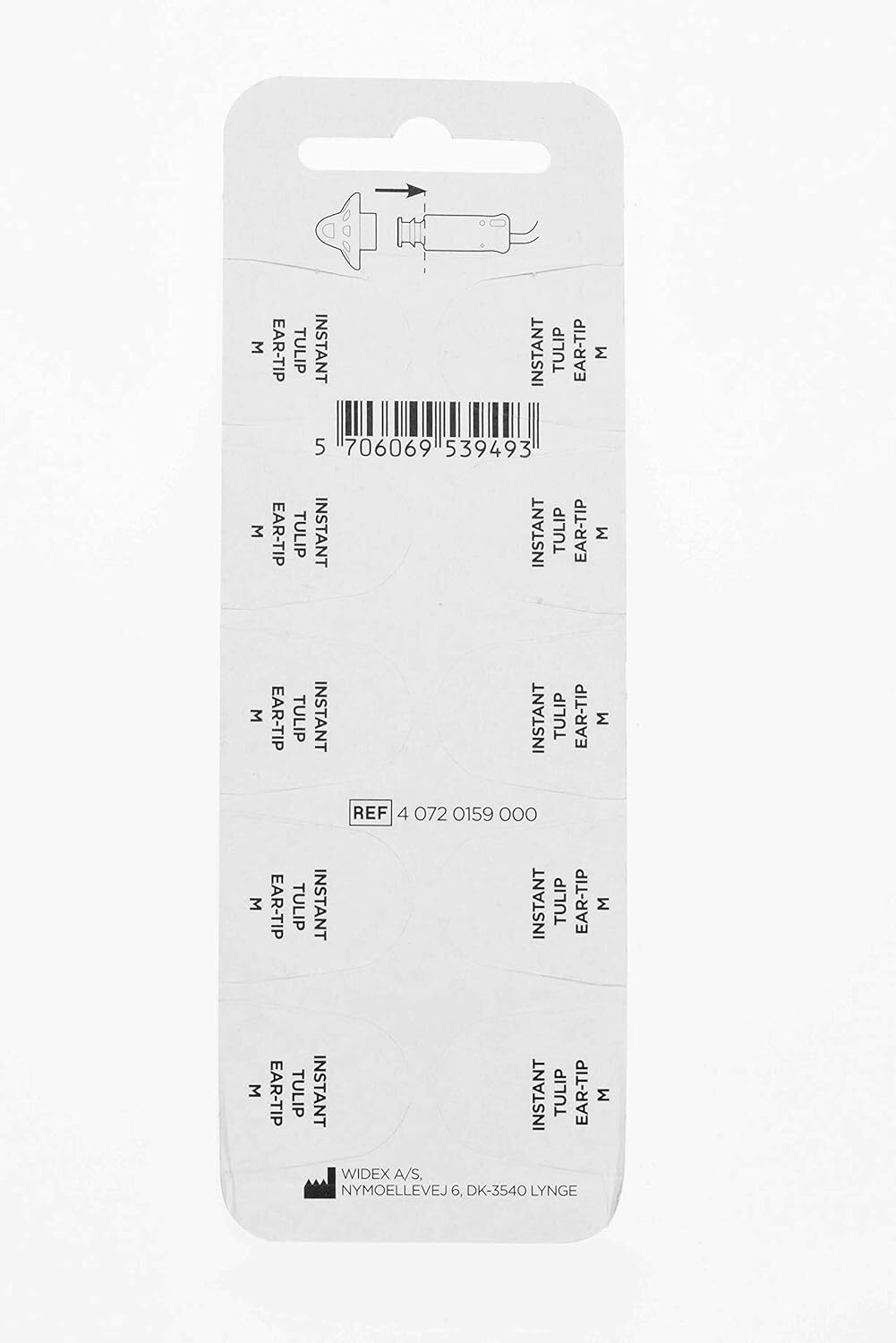 Widex 10 Count Black Ear Tips Pack For Health And Personal Care