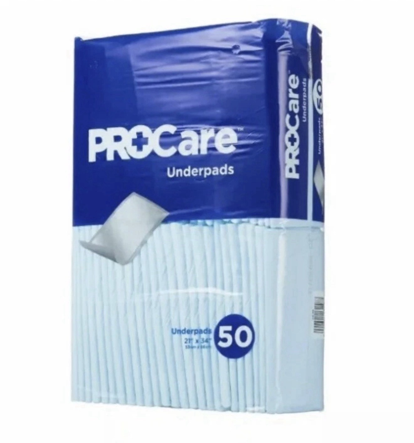 PROCARE Disposable Underpads 21 X 34- Pack of 50