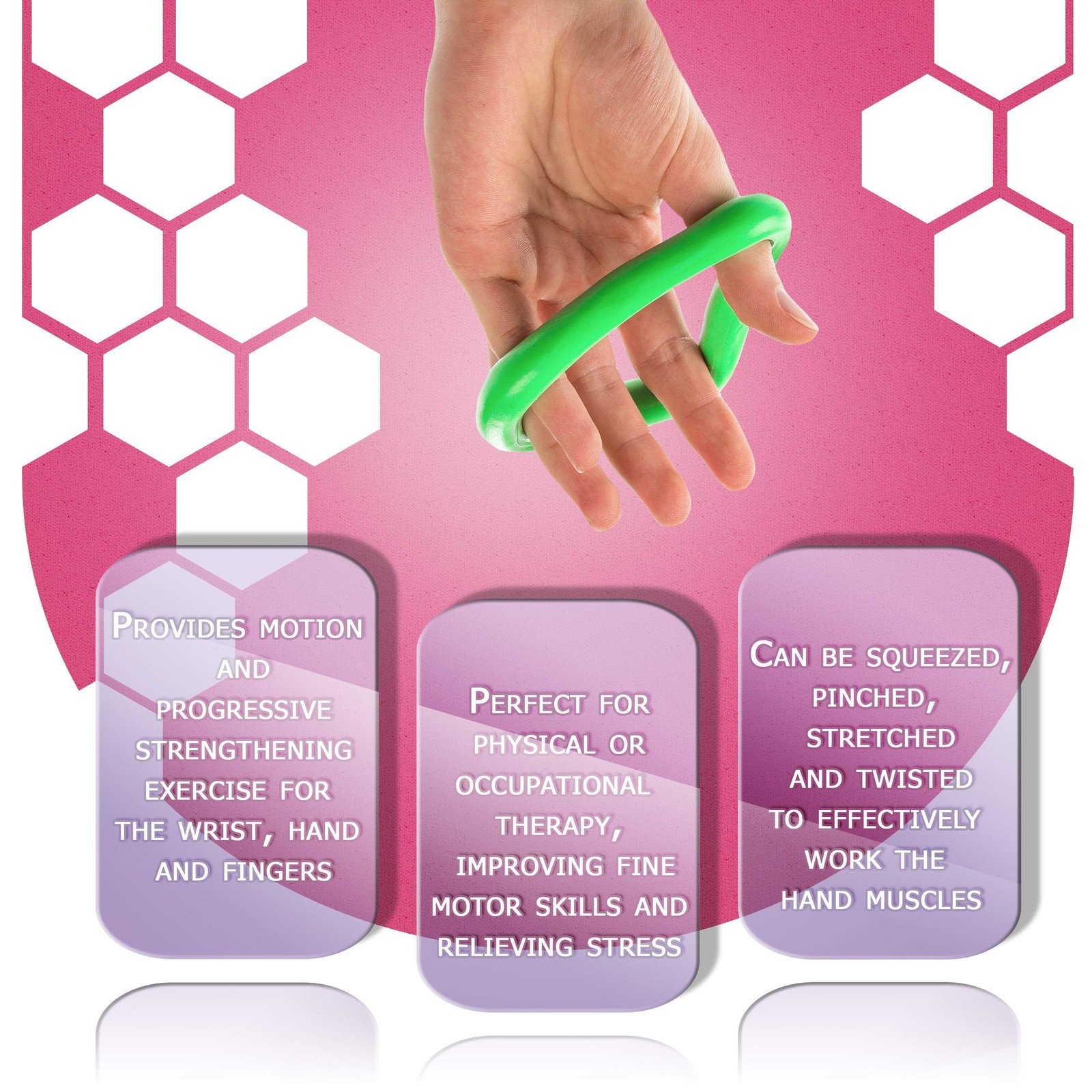 Green Therapy Putty Medium Resistance Hand Exerciser 5 lbs Container