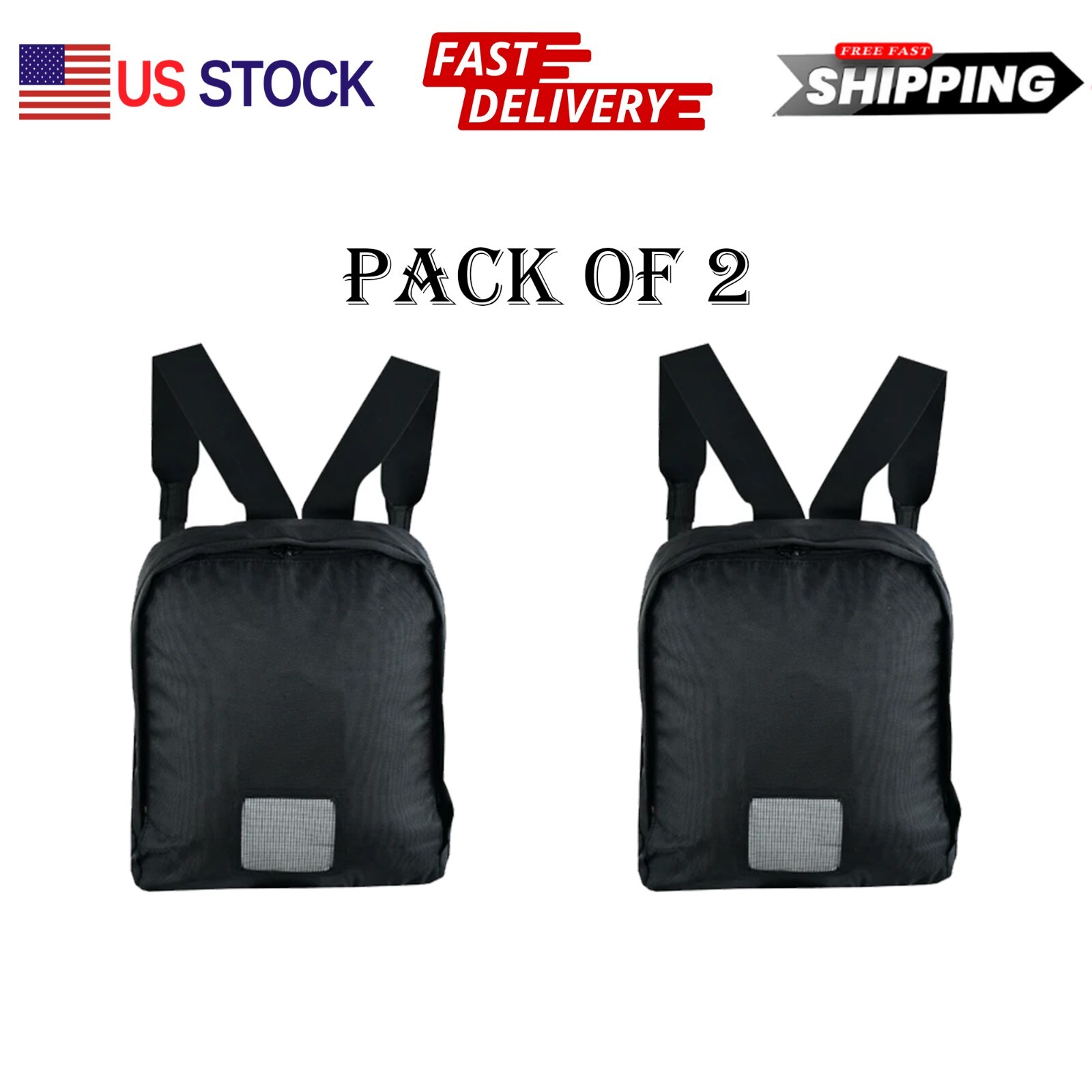 Pack of 2 LVAD Backpacks – Secure & Comfortable Carry Bag ForHeartMate 2 & 3