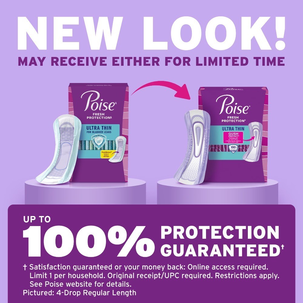 Extra Long Ultra Thin Incontinence Pads High Absorbency 26 Count