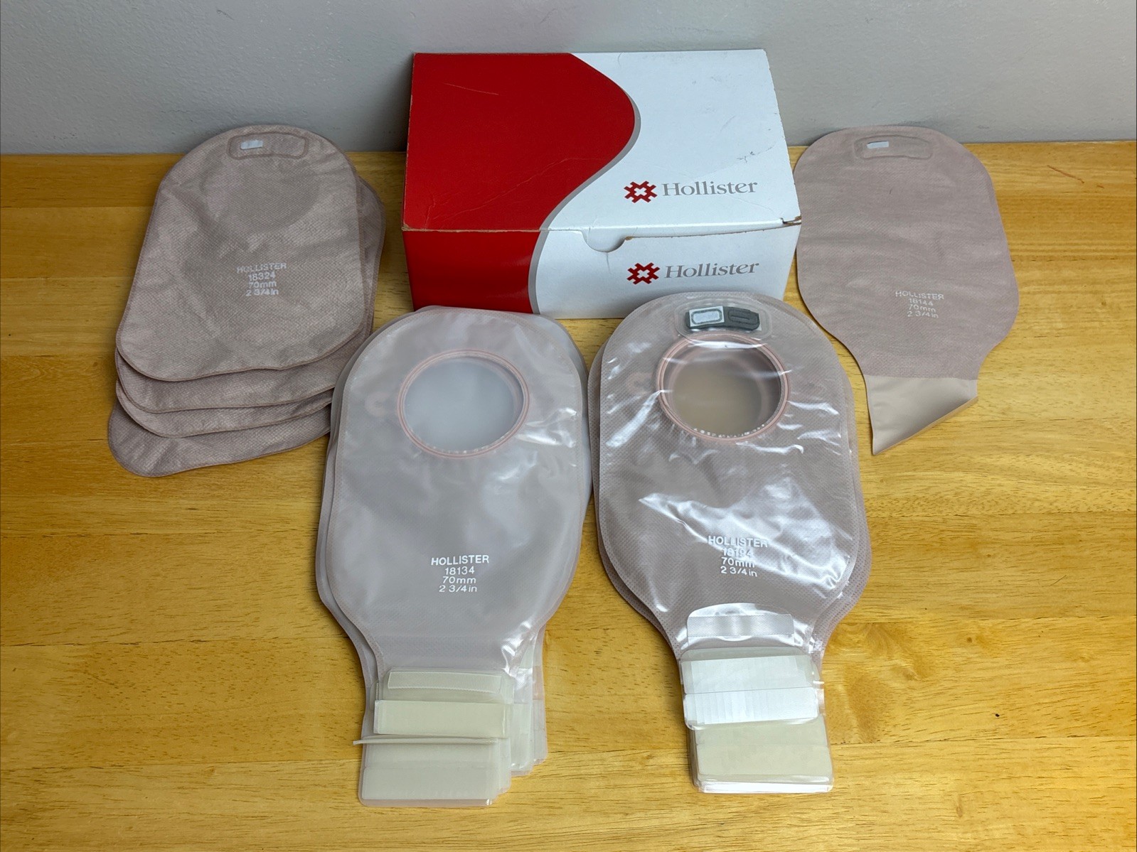Hollister 18324; 18194; 18134; 18144 Ostomy Bag Lot Of 19 Total – READ