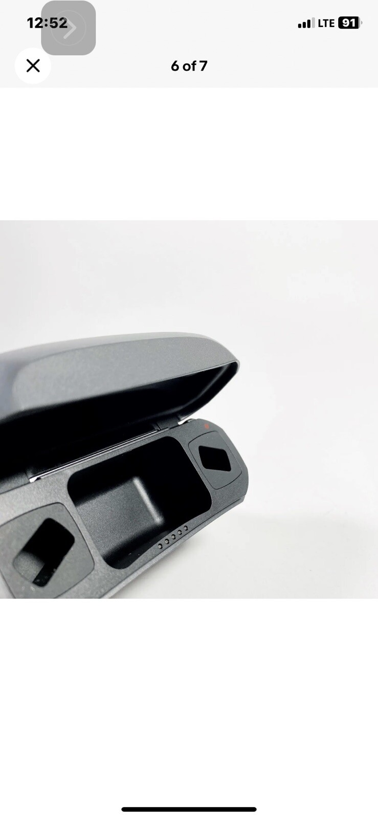 Resound GN C-1 Black Linx Quattro Long-Lasting Power Hearing Aids Charging Case