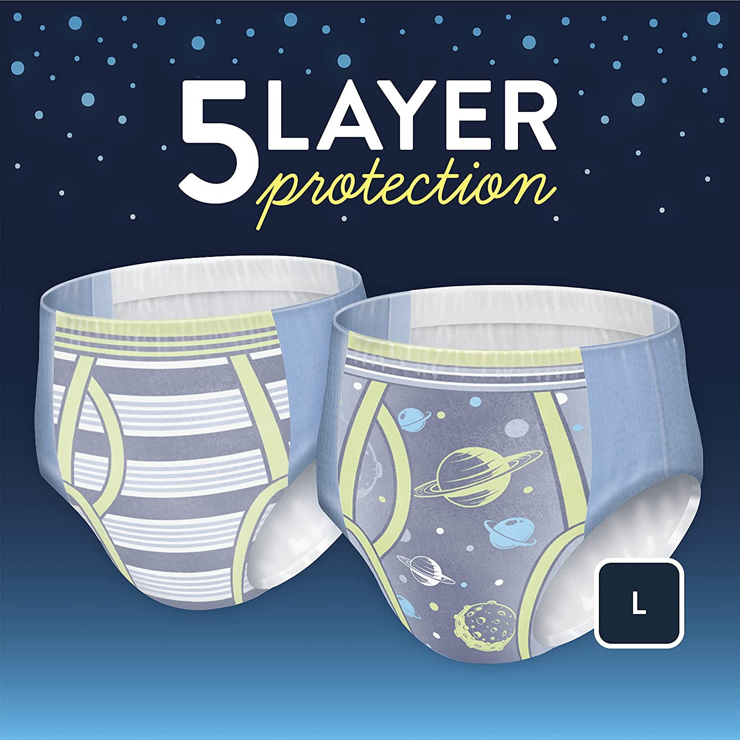 Goodnites Nighttime Bedwetting Underwear, Boys’ L (68-95 Lb.), 34Ct