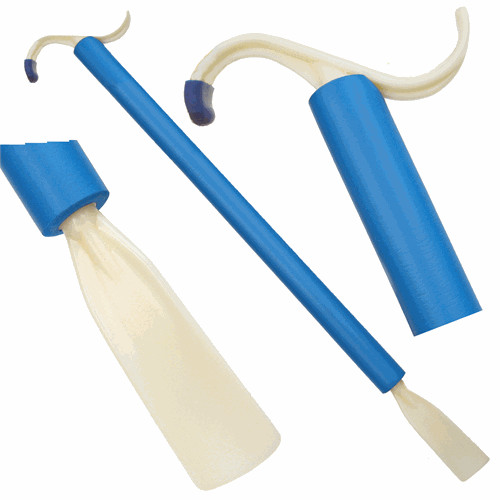 30″ DressEZ 2-in-1 long handle shoehorn & dressing stick