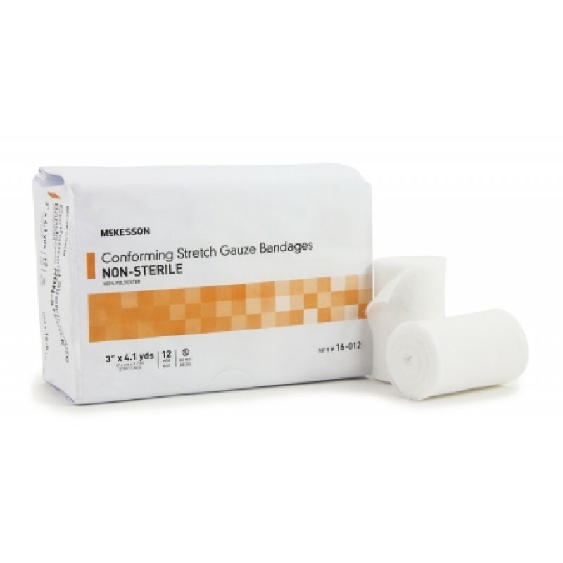 McKesson Conforming Bandage, Poly Blend, 3 Inch X 4.1 Yard Roll, Case of 96