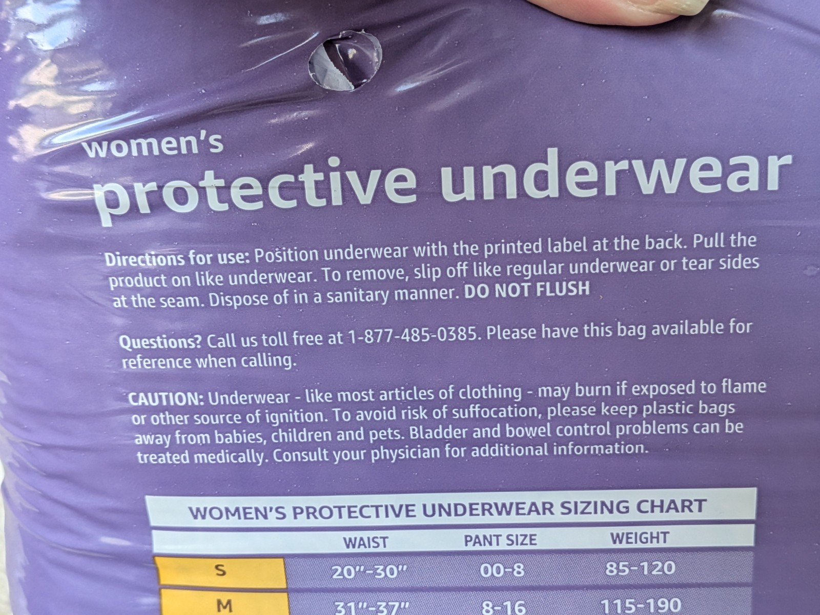 Amazon Basics Incontinence Underwear Pull On Protective Disposable 20 Count