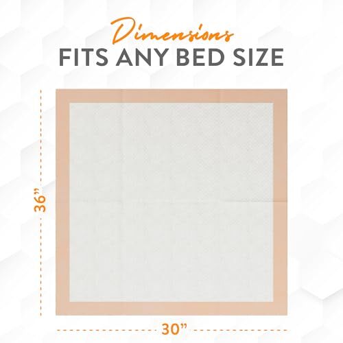 Super and Ultra Absorbent Disposable Bed Pads 30″ X 36″ Pack of 50