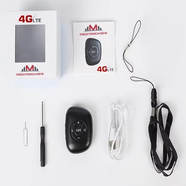 Personal Medical Alert Pendant Emergency SOS for Seniors Elderly 4G LTE MT50