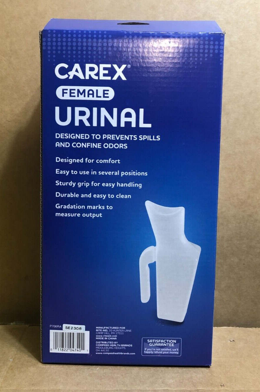 Carex Female Urinal 35 oz. Capacity **