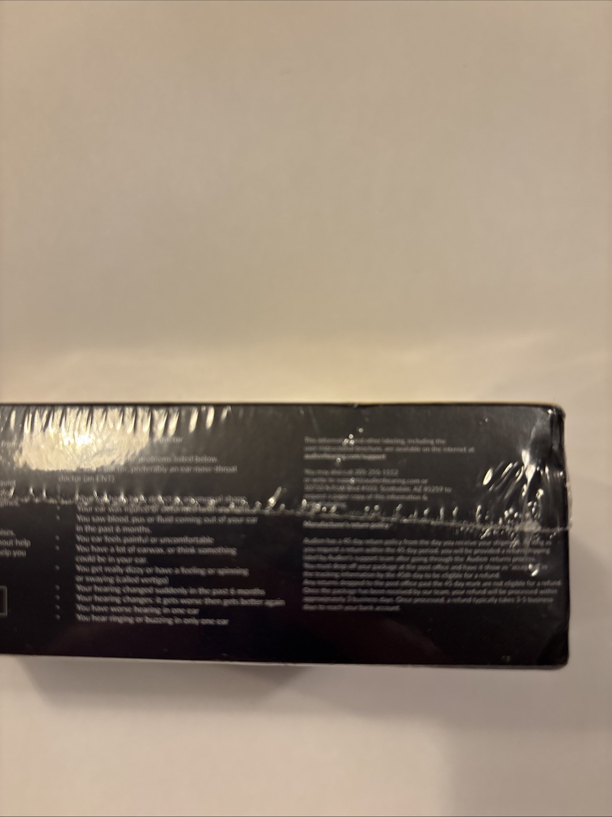 Audien Atom One Hearing Aids Wireless, Rechargeable, New Sealed