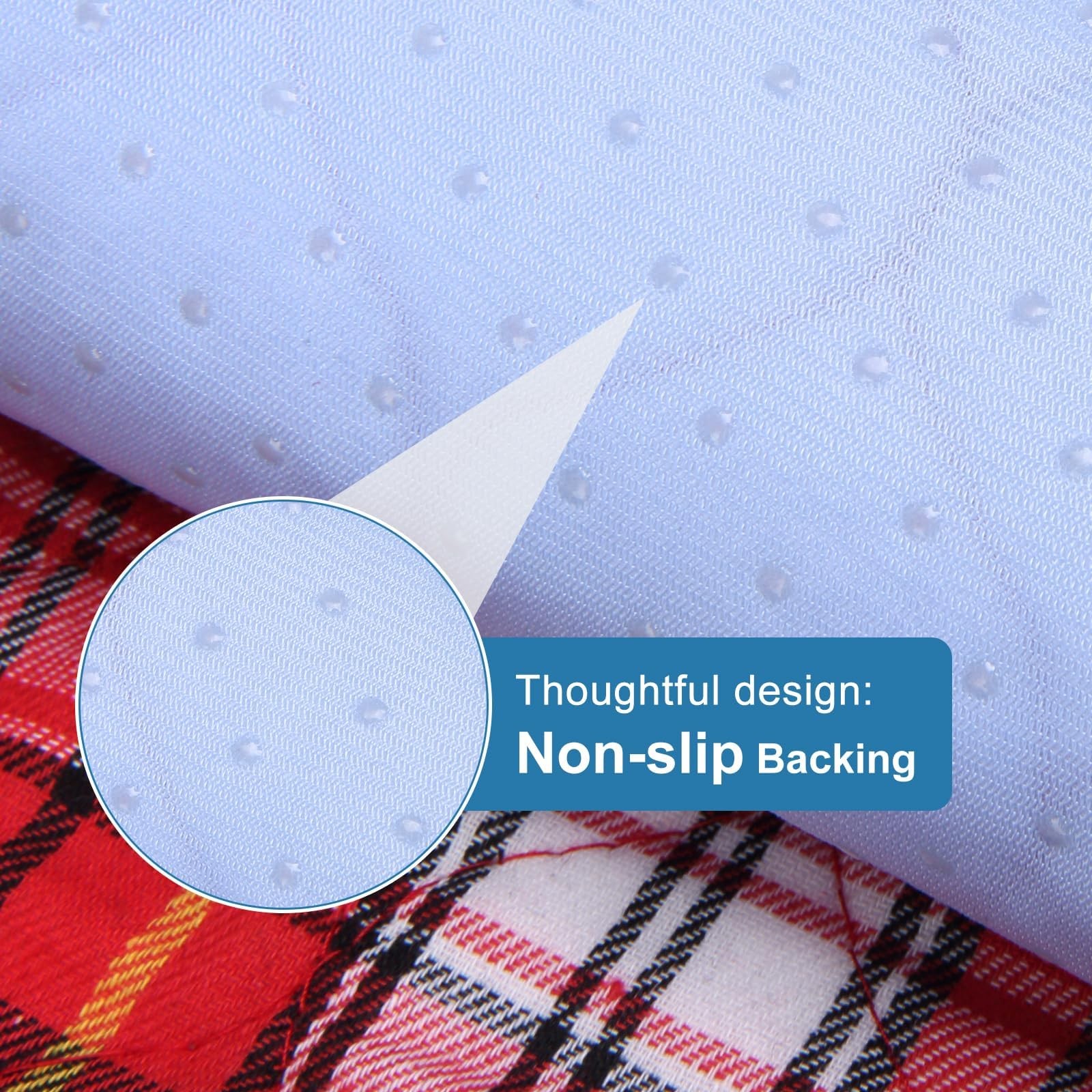 Washable Bed Pads 2 PCS 34×54 Inch Red Plaid Incontinence Underpads Reusable