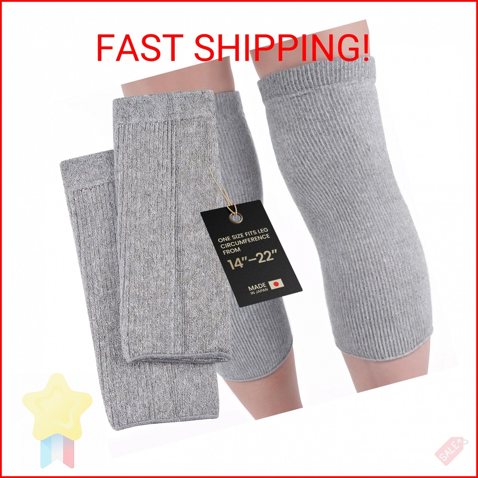 SENIOR ICARE Elastic Cotton Knee Warmers, Knee Sleeves for Men and Women – Circu