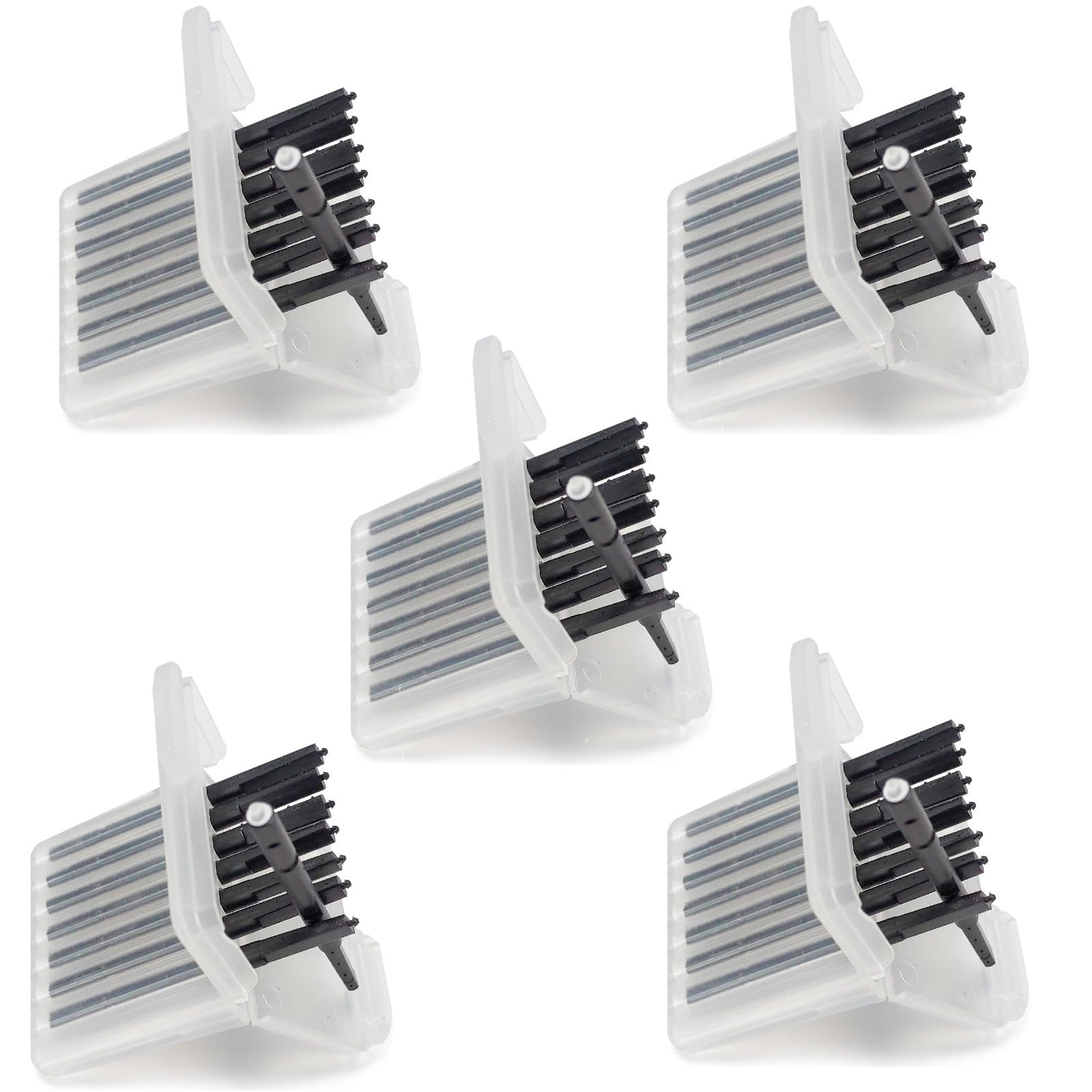(40 Pcs)Cerumen Stop Wax Guard Filters for Hearing Aids 0.05in-40 Pcs, Black
