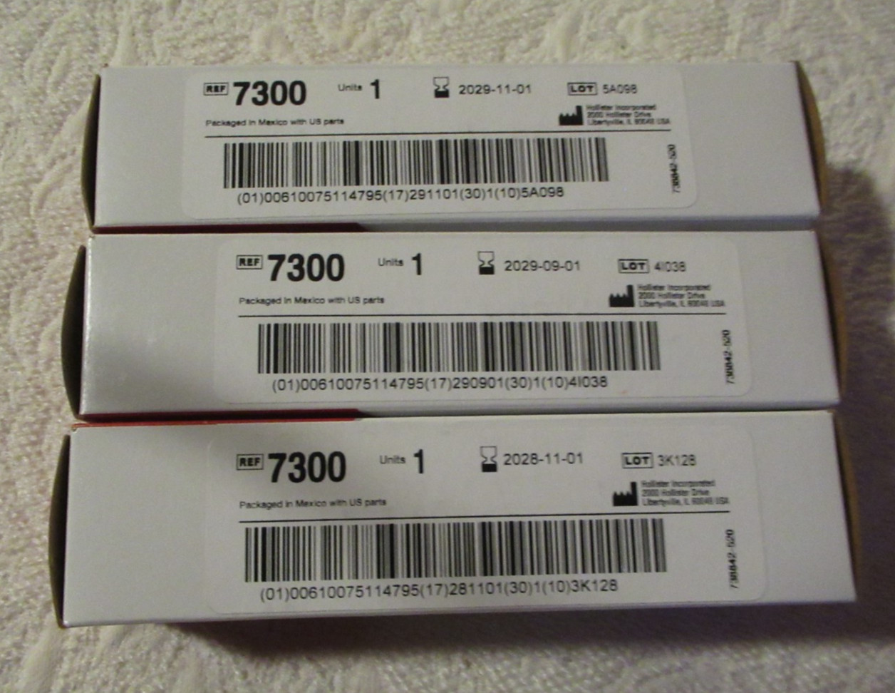 HOLLISTER ADAPT OSTOMY BELT #7300 MEDIUM QUANITY 3 NEW IN BOXES