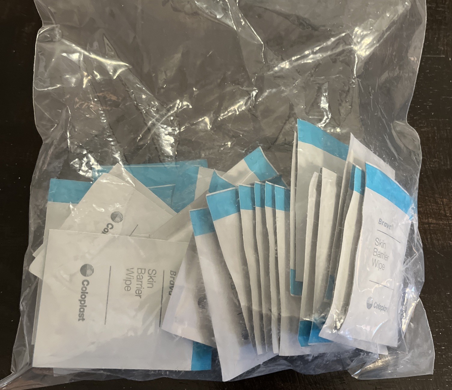 30 Coloplast 12021 Brava Skin Barrier Wipes Skin Care Loose In Bag New