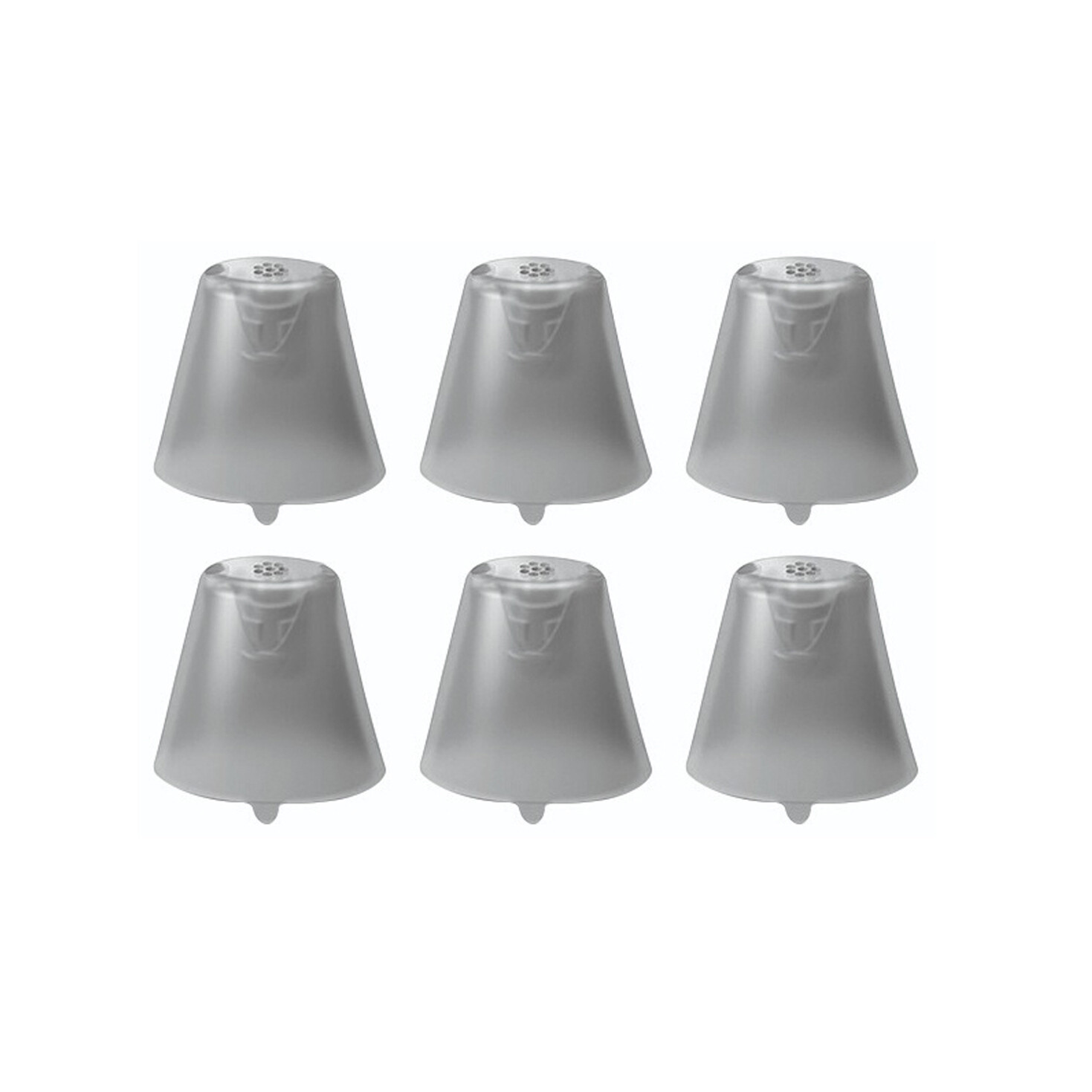FCS Pack of 6 Click Sleeve 2.0 For Sony CRE-C10/E10 OTC Hearing Aid