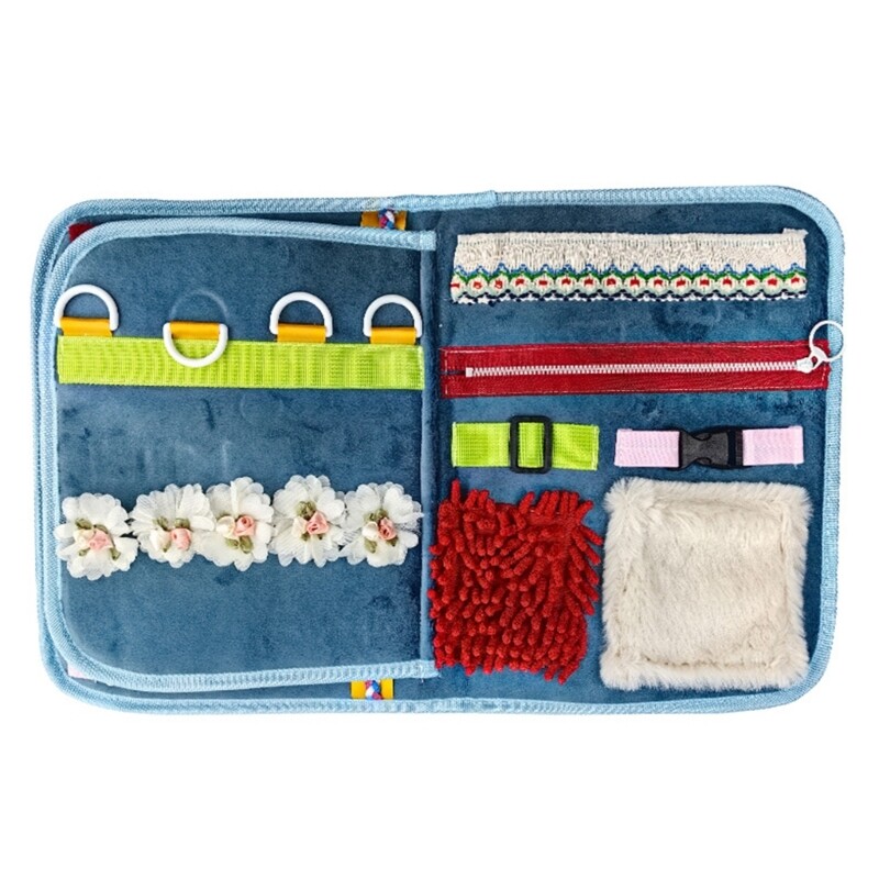 Fidgets Blanket Dementia Therapy Aid Sensory Blanket Dementia Aid Sensory Toy