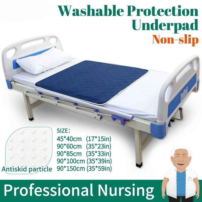 Washable Protection Underpad Non-slip Waterproof Incontinence Diaper Pads Thick