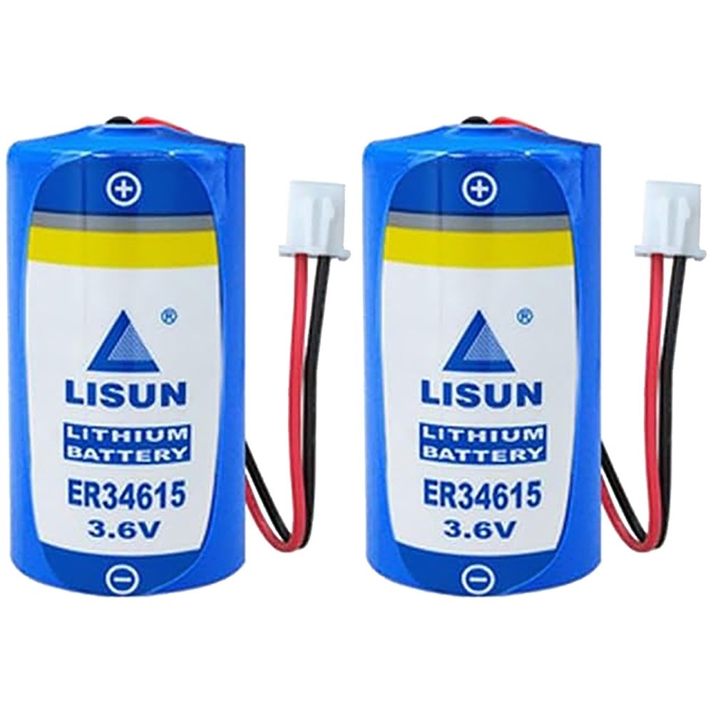 20x 3.6V 19000mAh ER34615 D Size PLC Battery with Plug for Multipurpose Battery