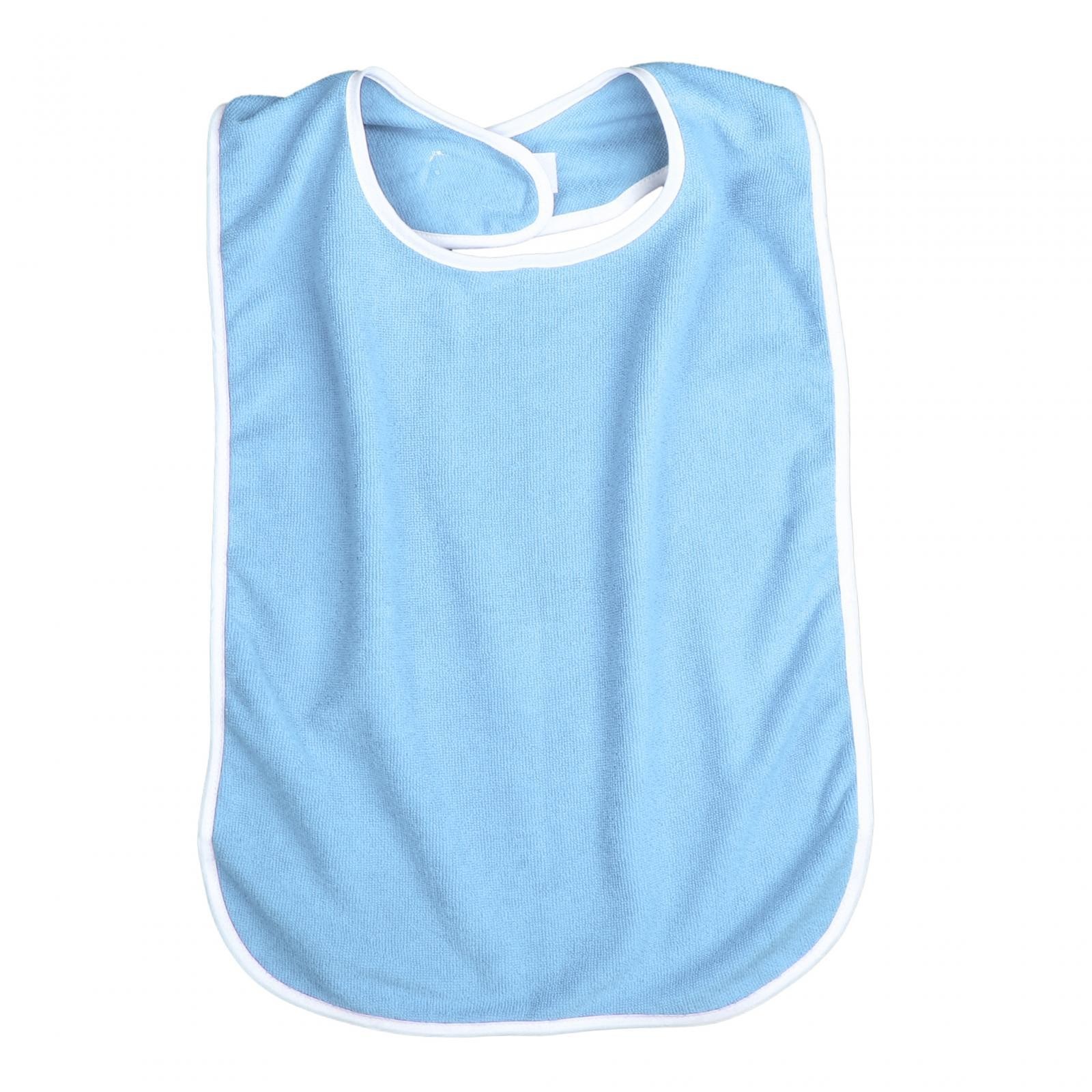 Adult Bib Reusable Clothing Protector Dining Bib for Seniors Men Elderly
