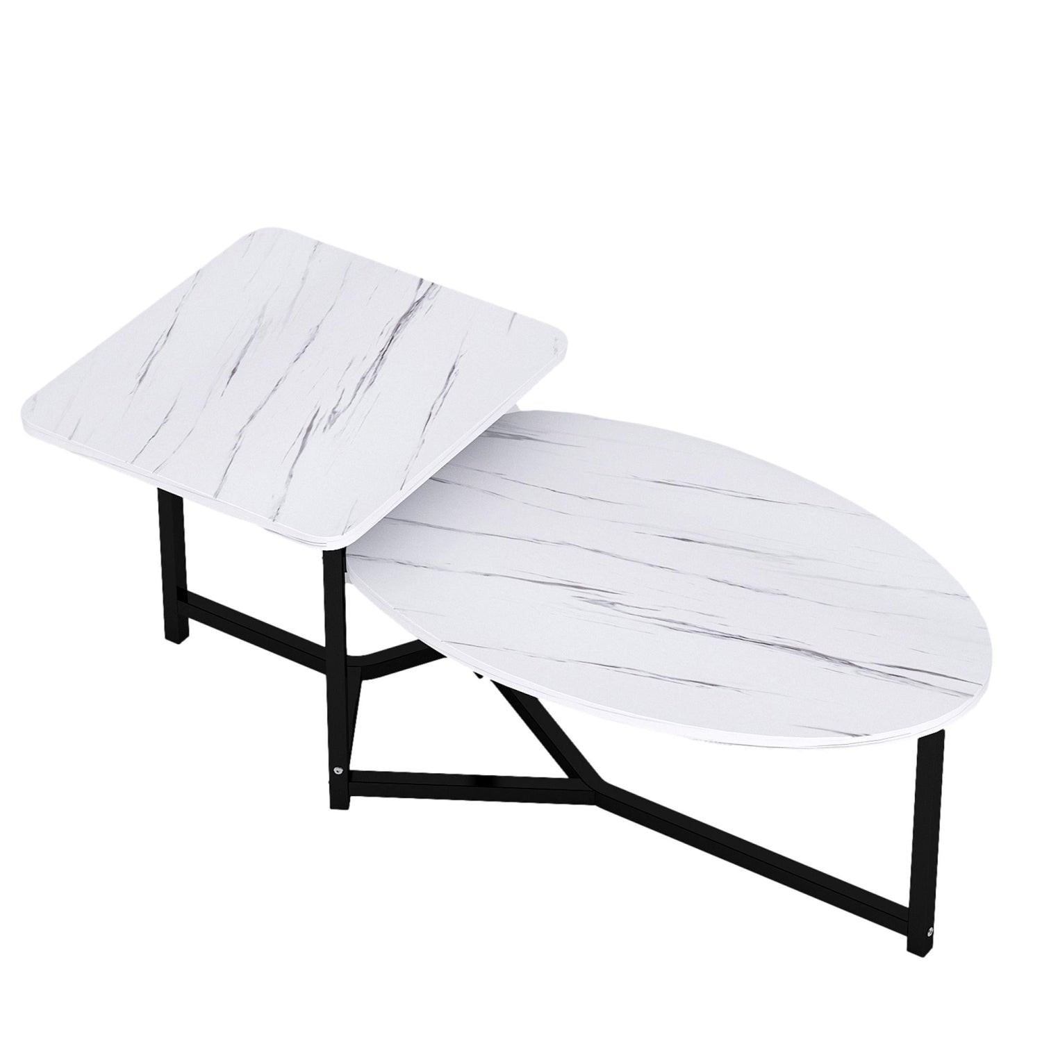 ViscoLogic LUXEM Contemporary Unique Nested Coffee Table, Center Table For Livin