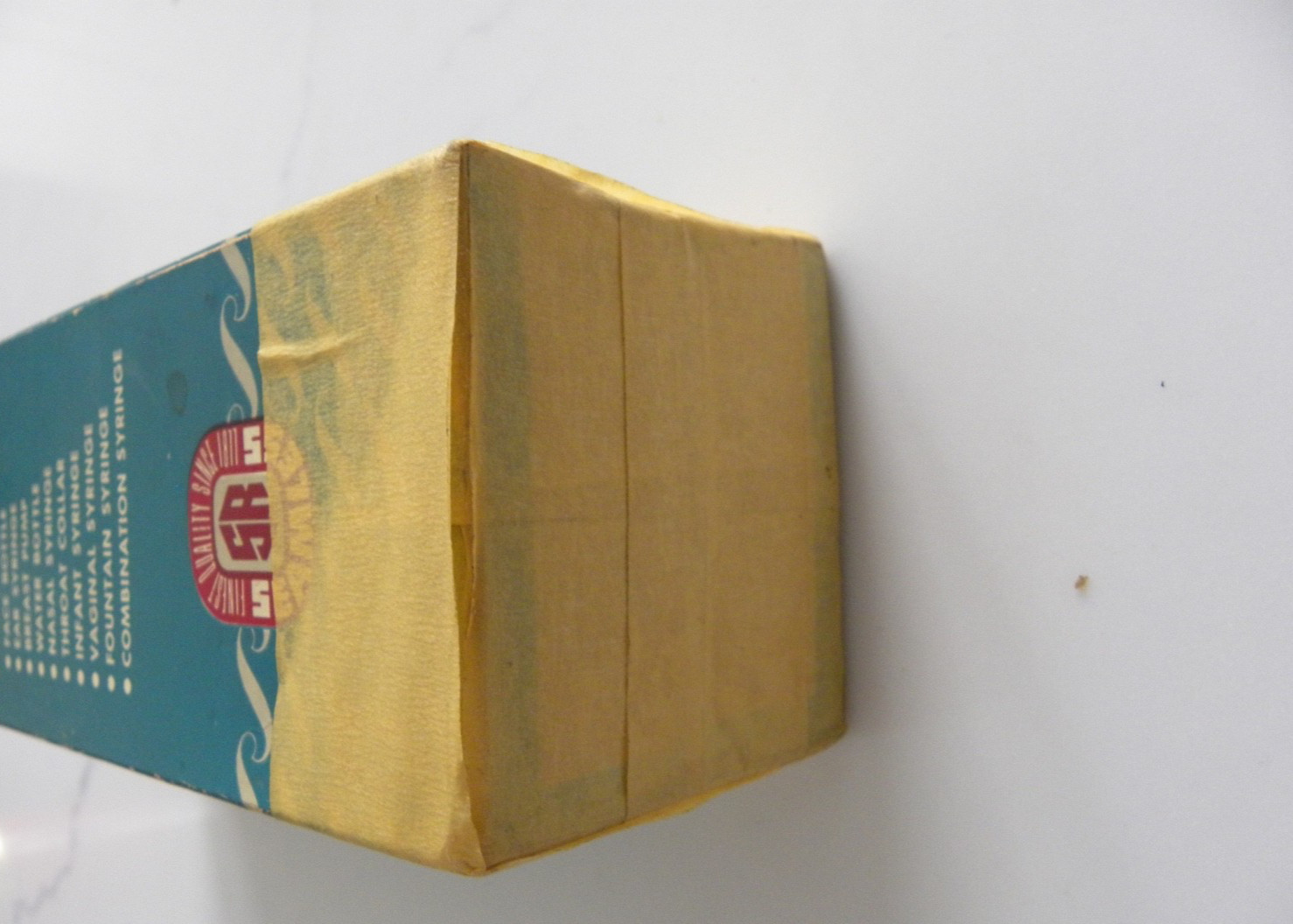 Vintage Crest. Ice Cap English Type Cloth Covered SR 459 OLD