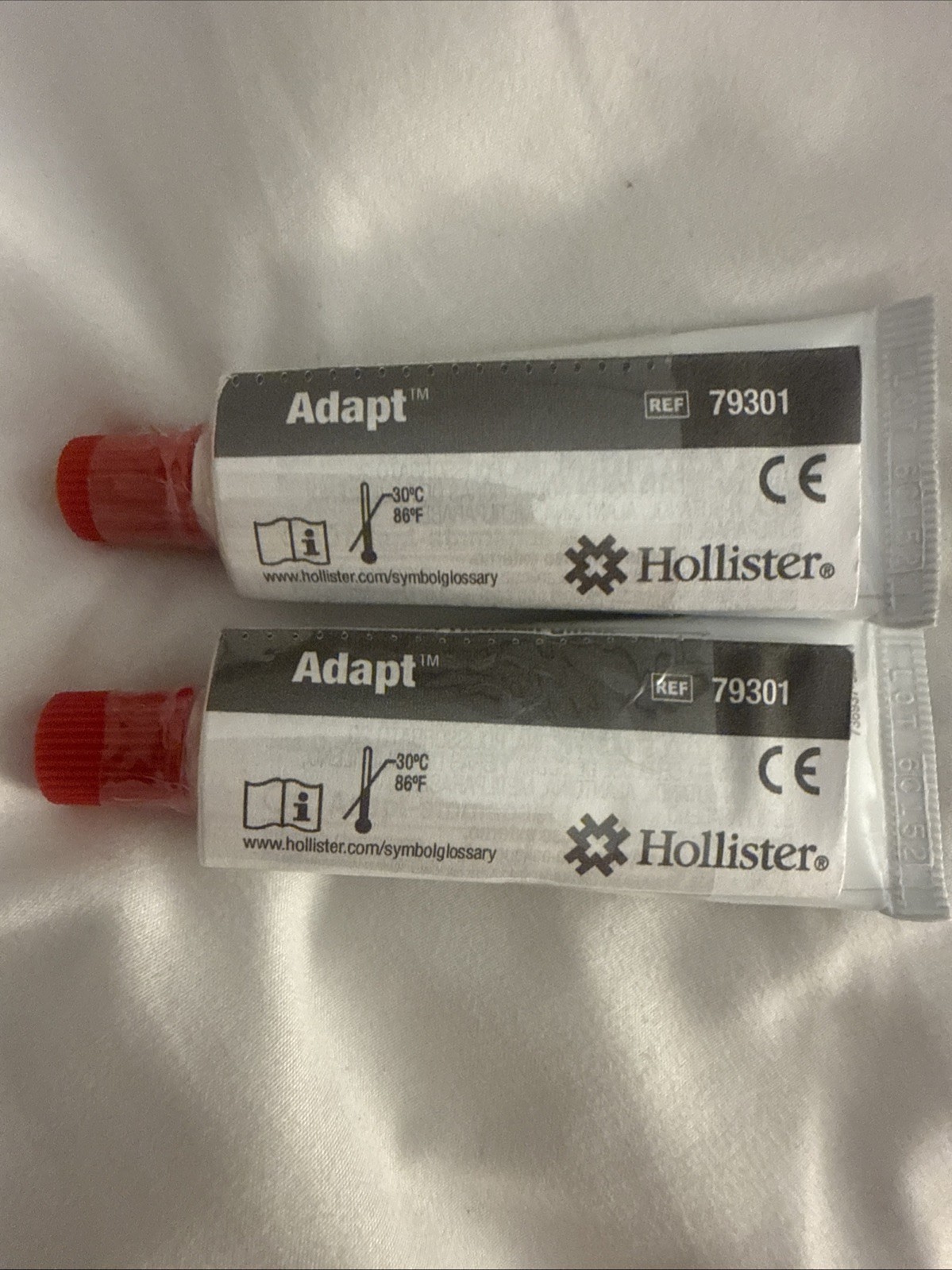 2 Ct Hollister 79301 Adapt Paste, .5 oz. Tube Exp 28Travelers Size New Sealed