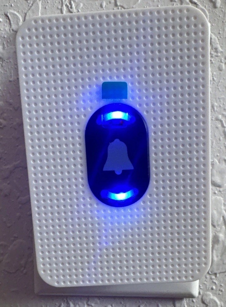 Caregiver Life Alert System For Elderly Wireless Pager 2 Call Button Easy To Use