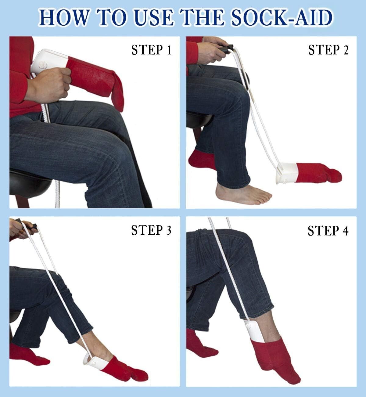 Sock Aid Stocking Aid Foot Socks Putting Assist Disability Dressing Helper Tool