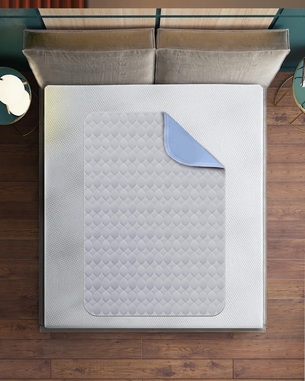 Washable Bed Pads 34×36 Waterproof Reusable Incontinence Underpads 4 Pack