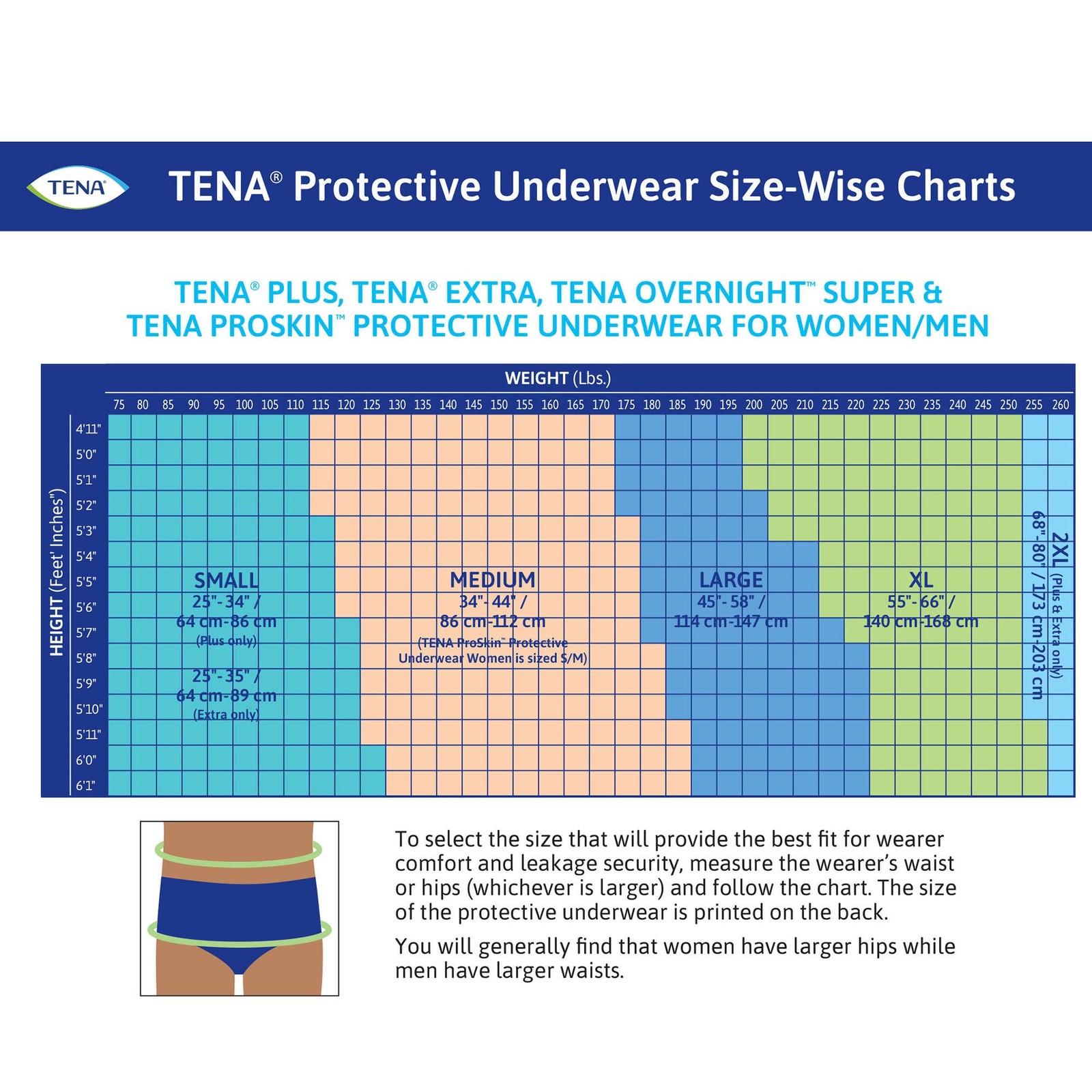 TENA Disposable Underwear X-Large 14 Ct