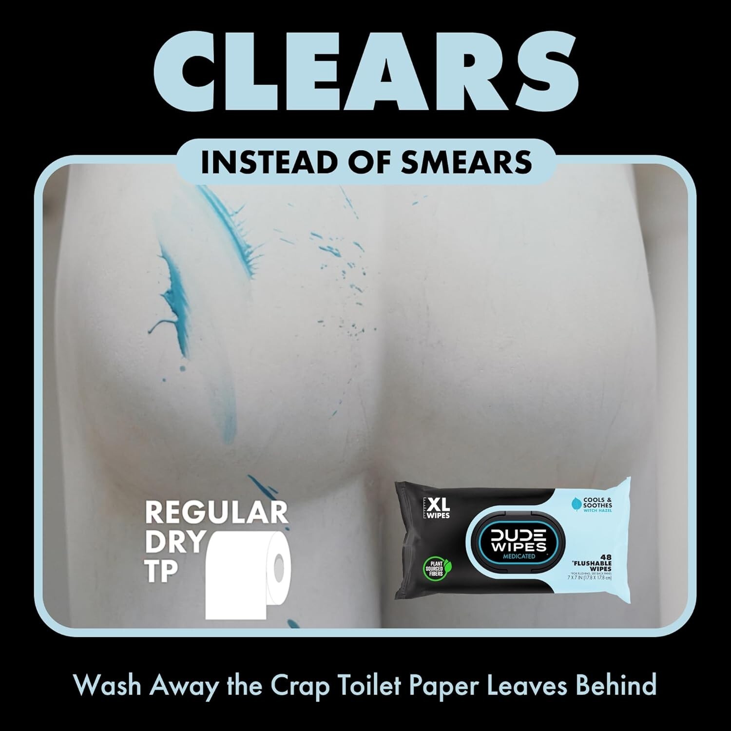 Refreshing Flushable Wipes with Aloe Vera – Medicated Relief Everyone Needs